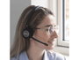 Sandberg Casque sans fil pour bureau Pro+ - Casque Bluetooth stéréo avec double connexion, microphone rotatable et lumière d'occupation, pour PC et mobile