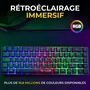 The G-Lab COMBO HYDRO - Pack Gamer 2-en-1 sans fil - Clavier membrane silencieux et souris ergonomique - Noir