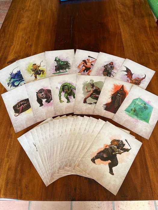 Dungeons & Dragons RPG cartes de rencontre Challenge Rating 0-6: Pack 2 *ANGLAIS*
