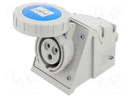 SEZ DK Connecteur alimentation AC triphasée 16A IP67 Bleu