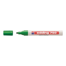 Edding Marqueur peinture 750 vert, référence 4-750004, pour marquage permanent sur surfaces variées
