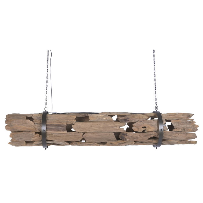 Home ESPRIT Suspension Marron Bois de Teck et Fer