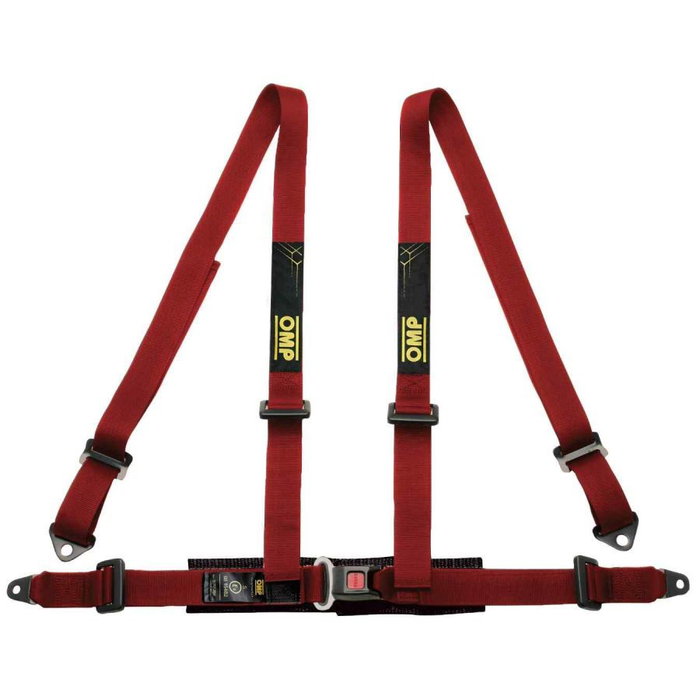 OMP Harnais Route 4 Points 2'' Fixation Vis ECE 16-08 Rouge OMP Harnais Route 4 Points 2'' Fixation Vis ECE 16-08 Rouge