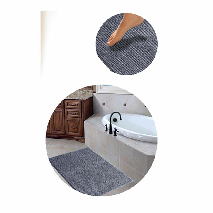 Tapis de bain Hidalgo Shaggy 45 x 75 cm