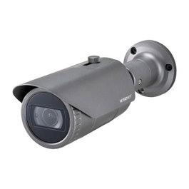 Hanwha Caméra réseau dôme motorisée IP 4 MP, 1/3" CMOS, WDR 120 dB, objectif vari-focal 3.2-10 mm, vision nocturne 30 m, PoE, IP66