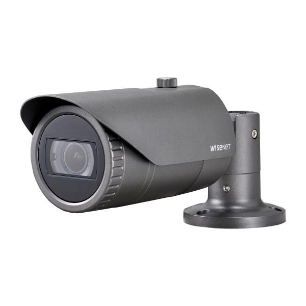 Hanwha Caméra réseau dôme motorisée IP 4 MP, 1/3" CMOS, WDR 120 dB, objectif vari-focal 3.2-10 mm, vision nocturne 30 m, PoE, IP66