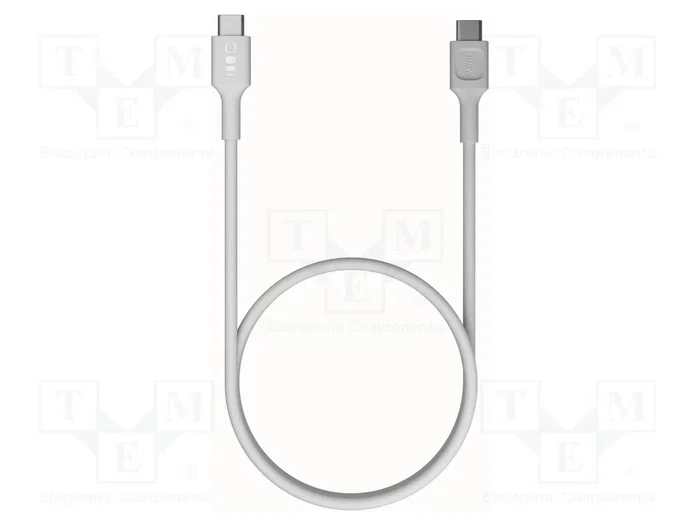 GREEN CELL Câble USB 2.0 USB C vers USB C 2m Blanc GREEN CELL Câble USB 2.0 USB C vers USB C 2m Blanc