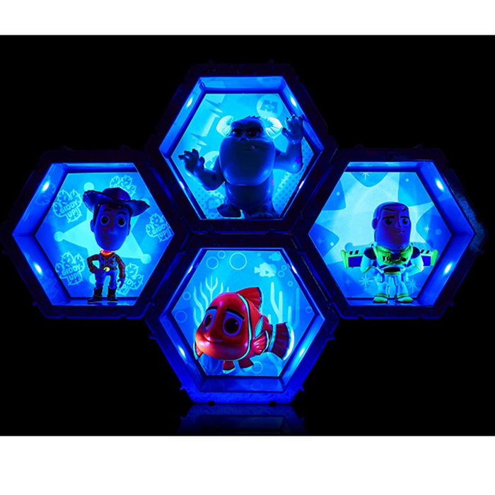 Wow Stuff Figurine Disney Pixar Toy Story avec capteur de mouvement et éclairage LED, fonctionne avec 3 piles AAA
