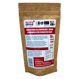 ALTERNATIVA 3 Couverture de chocolat 70% cacao Pérou Bio 225g