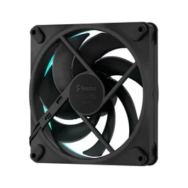 Fractal Design Momentum 14 RGB - Pack de 3 ventilateurs PC FDB 140mm avec anneau ARGB Gen 2, contrôle PWM et câbles plats - Refroidissement silencieux et esthétique