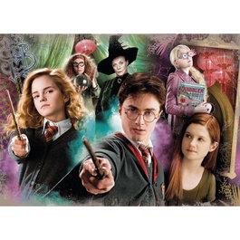 CLEMENTONI Puzzle Harry Potter - 104 Pièces - Taille du Puzzle Assemblé : 48,5 x 33,5 cm