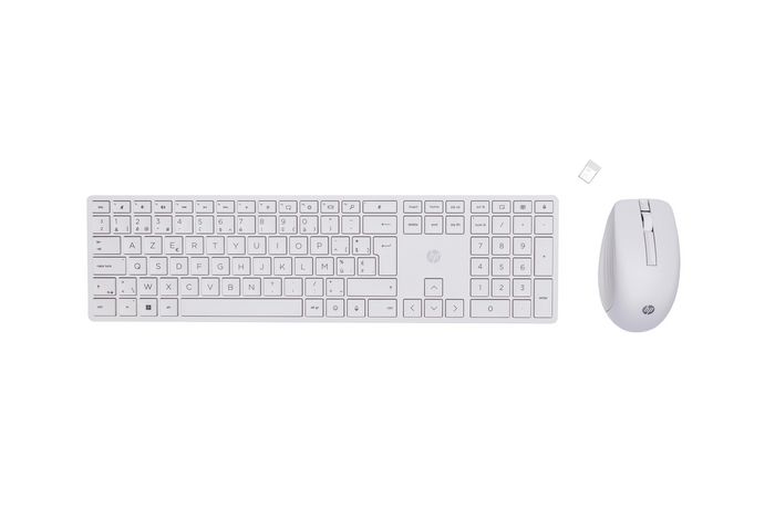 HP 650 Wireless Keyboard and Mouse Blanc HP 650 Wireless Keyboard and Mouse Blanc