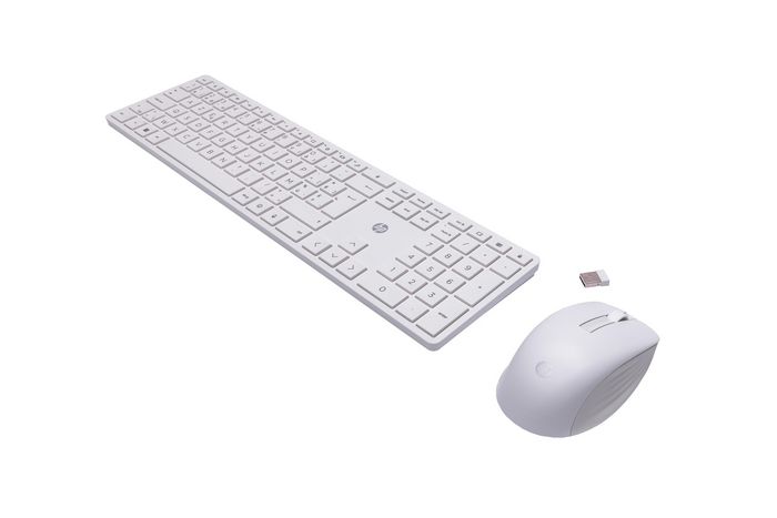 HP 650 Wireless Keyboard and Mouse Blanc HP 650 Wireless Keyboard and Mouse Blanc
