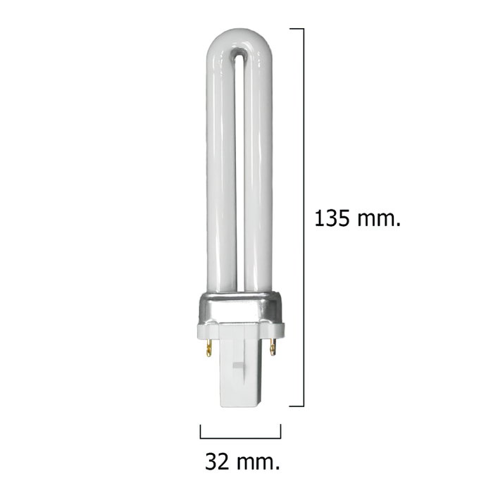 PAPILLON Lampe de rechange pour exterminateur d'insectes 7 W avec aspiration