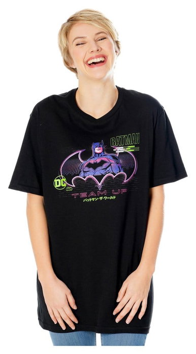 Batman T-Shirt Anime Matrix Grid (M)