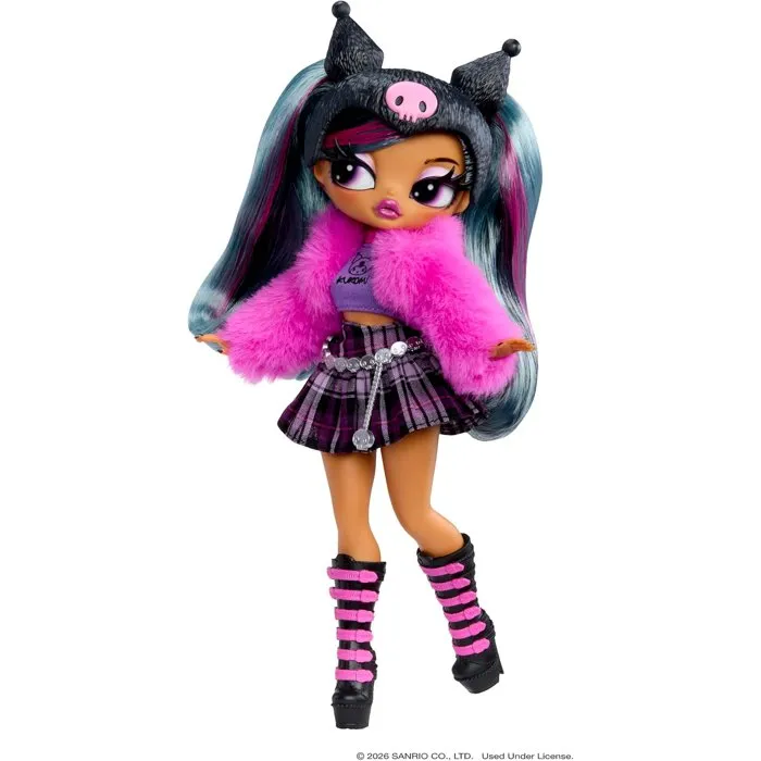 L.O.L. Surprise! O.M.G. Hello Kitty and Friends - Kuromi, poupée articulée de 24 cm