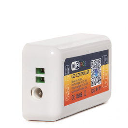 Contrôleur Wi-Fi Bande de LED RVB compatible Alexa, 12-24VDC