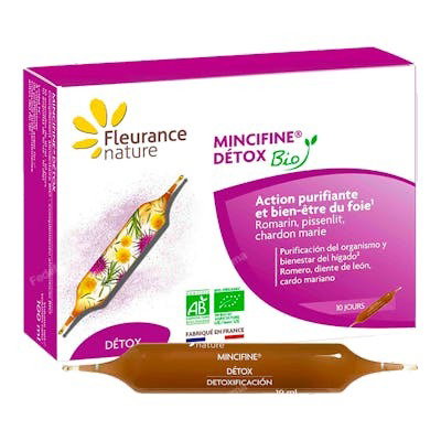 FLEURANCE NATURE MINCIFINE® DETOX 10 Ampoules FLEURANCE NATURE MINCIFINE® DETOX 10 Ampoules