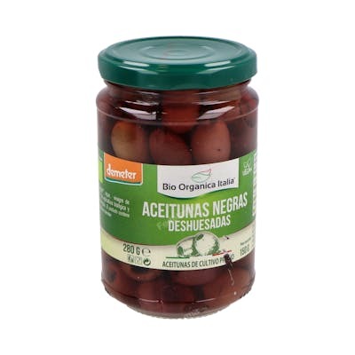 BIO ORGANICA ITALIA Olives noires dénoyautées DEMETER 280g BIO ORGANICA ITALIA Olives noires dénoyautées DEMETER 280g