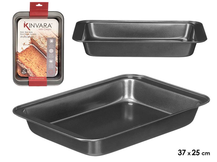 KINVARA Moule rectangulaire en acier Gris KINVARA Moule rectangulaire en acier Gris
