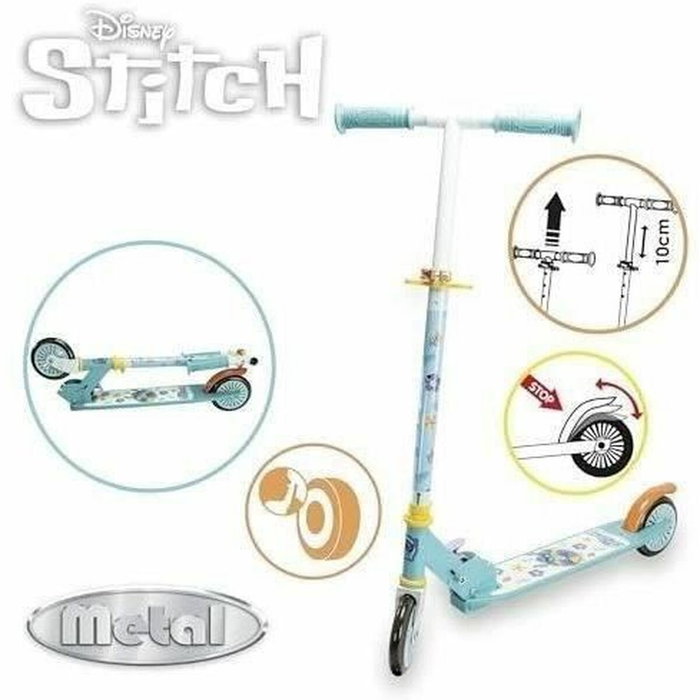 Smoby Stitch 2R Patinette Pliable Bleue