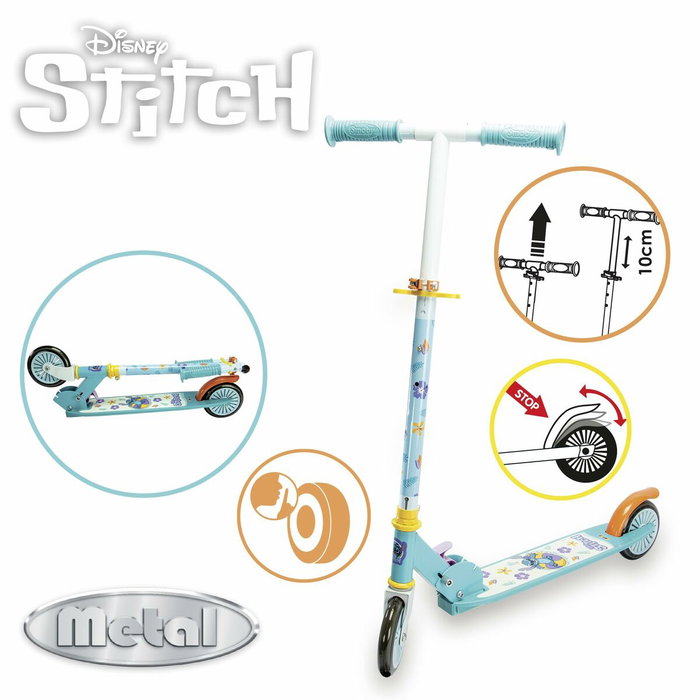 Smoby Stitch 2R Patinette Pliable Bleue