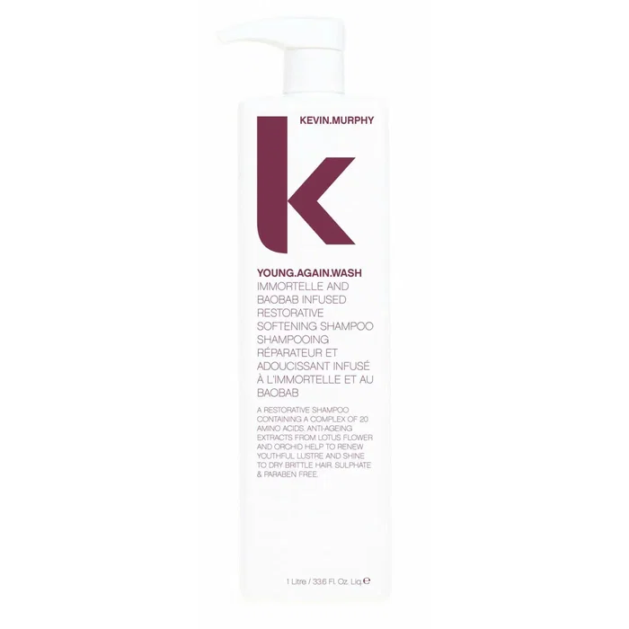 Kevin Murphy Young Again Wash Shampooing Hydratant 1000 ml Kevin Murphy Young Again Wash Shampooing Hydratant 1000 ml
