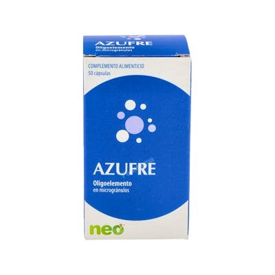 NEO AZUFRE microgranulos 50cap. NEO AZUFRE microgranulos 50cap.