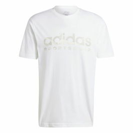 T-shirt à manches courtes homme Adidas House Of Tiro Summer Linear Graphic Blanc