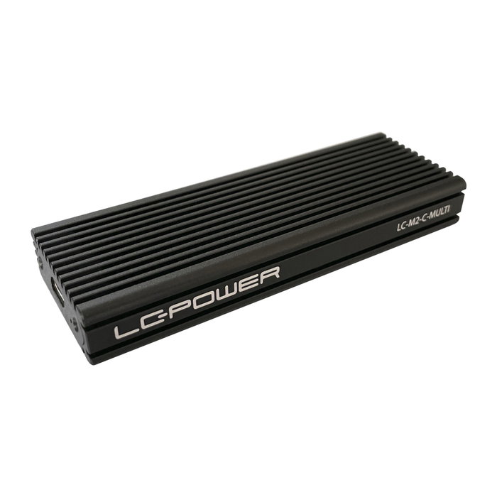 LC-Power LC-M2-C-MULTI Boîtier externe pour SSD M.2 NVMe et SATA