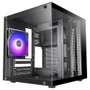 Mars Gaming MC-CUBE Boîtier PC Mini Tour Cube Noir, MicroATX/Mini-ITX, Vitre Trempée, ARGB, USB-C 3.0