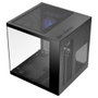Mars Gaming MC-CUBE Boîtier PC Mini Tour Cube Noir, MicroATX/Mini-ITX, Vitre Trempée, ARGB, USB-C 3.0