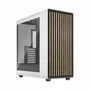Fractal Design North XL Chalk White TG Clear FD-C-NOR1X-04 - Boîtier PC E-ATX - Design élégant en bois et alliage avec 3 ventilateurs 140mm PWM