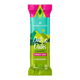 MOONVALLEY Barres Avoine, Dattes et Cardamome Bio 50g x 12