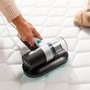 Cecotec Conga Rockstar 3000 Aspirateur à Matelas et Tissus d'ameublement 300W 10kPa avec lumière UV-C et brosse motorisée, noir/argent/turquoise