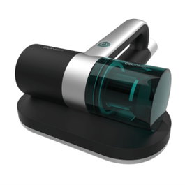 Cecotec Conga Rockstar 3000 Aspirateur à Matelas et Tissus d'ameublement 300W 10kPa avec lumière UV-C et brosse motorisée, noir/argent/turquoise
