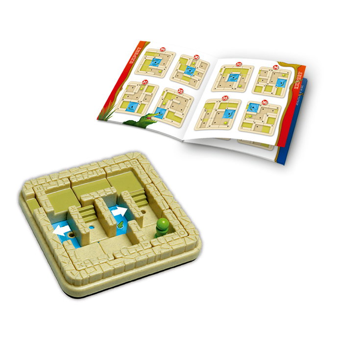 Smart Games Juego De Ingenio Temple Trap Sg437Es - Jeu de réflexion avec 48 défis - Pour enfants dès 6 ans - Langues: anglais, français, allemand, italien, portugais, espagnol