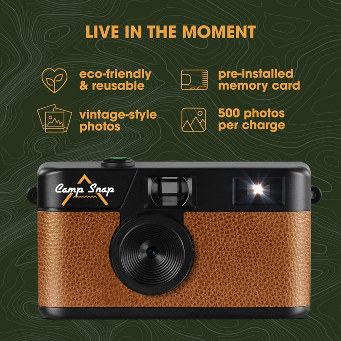 Appareil Photo Numérique Camp Snap CS-V105-BR-WW Noir Appareil Photo Numérique Camp Snap CS-V105-BR-WW Noir