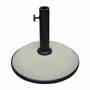 Marbueno Base Parasol Ronde 36x29,5 cm 11KG Blanc Jardin, Piscine, Terrasse 10445