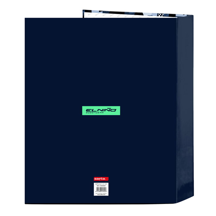 Reliure à anneaux El Niño Navy Blue marine A4 27 x 33 x 6 cm