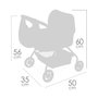 Decuevas Mi primer coche de muñeca Tulipe - Voiture pour poupées jusqu'à 42 cm - 35x50x56 cm - Métal, Plastique, Polyester
