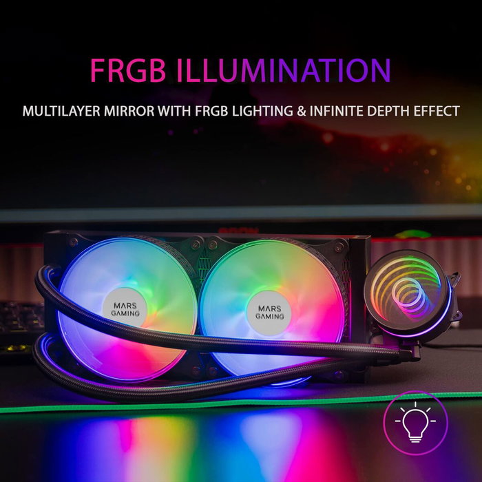 Kit de refroidissement liquide Mars Gaming ML-ONE240 Kit de refroidissement liquide Mars Gaming ML-ONE240
