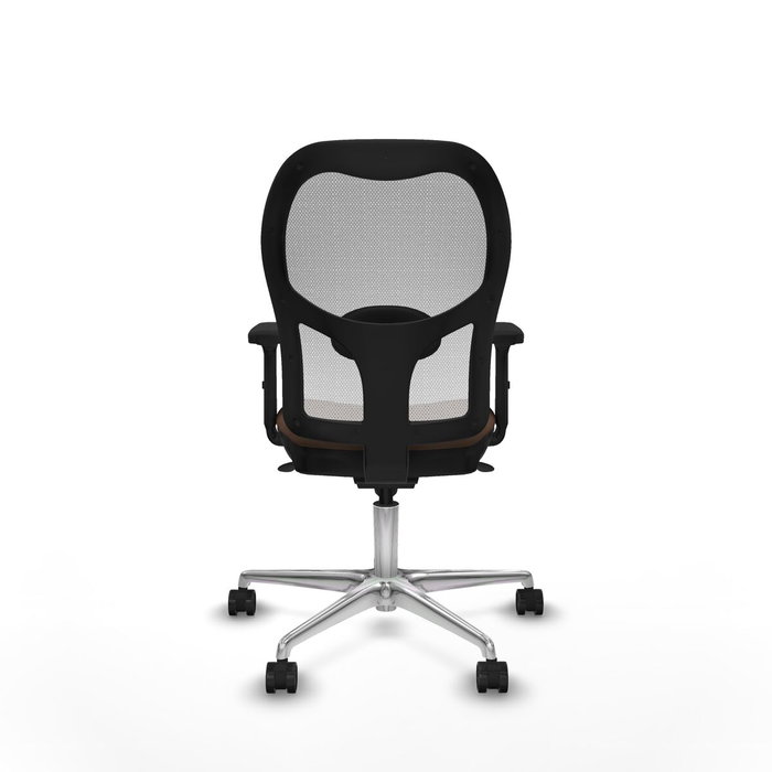 Piqueras y Crespo 2D086N0 Chaise de Bureau Blanc et Brun foncé Piqueras y Crespo 2D086N0 Chaise de Bureau Blanc et Brun foncé