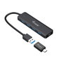 Equip 128959 Hub USB 3.2 Gen 1 4 ports avec USB-C 5V, Noir