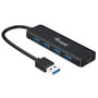 Equip 128959 Hub USB 3.2 Gen 1 4 ports avec USB-C 5V, Noir