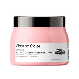 L'Oréal Professionnel Série Expert Vitamino Color Résvératrol, Masque Crème Protecteur de Couleur pour Cheveux, Traitement Nourrissant, 500 ml