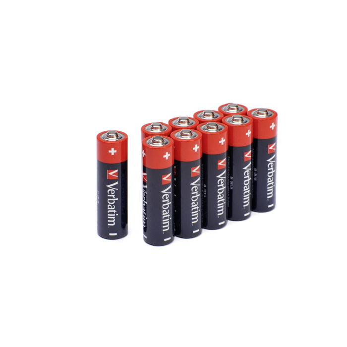 Verbatim Lot de 8 piles AA Alcalines 1,5V 2900 mAh Verbatim Lot de 8 piles AA Alcalines 1,5V 2900 mAh