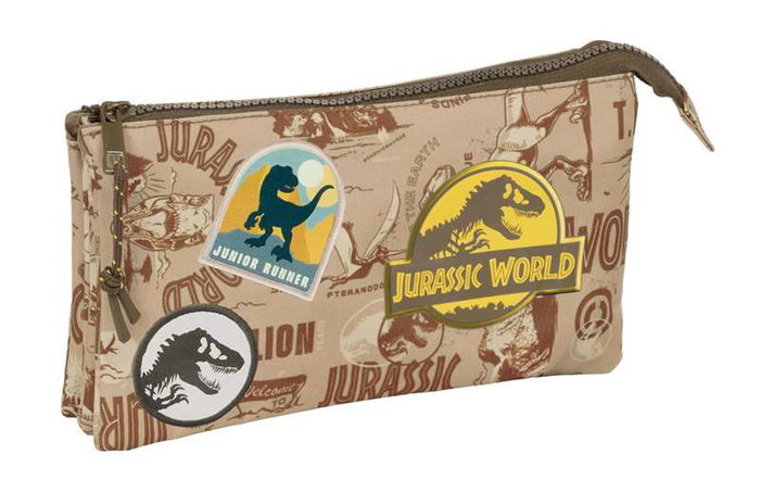 Safta Portatodo triple Jurassic World 22x12x3cm - Organisateur triple - Pour enfants 3 ans et plus - Version espagnole Safta Portatodo triple Jurassic World 22x12x3cm - Organisateur triple - Pour enfants 3 ans et plus - Version espagnole