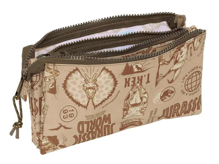 Safta Portatodo triple Jurassic World 22x12x3cm - Organisateur triple - Pour enfants 3 ans et plus - Version espagnole Safta Portatodo triple Jurassic World 22x12x3cm - Organisateur triple - Pour enfants 3 ans et plus - Version espagnole