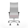 Piqueras y Crespo Chaise de Bureau Albacete Granat et Blanc